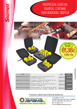 Coronas Perforadoras DeepCut