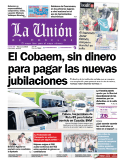 falsos, los permisos de Ruta 85 para brindar servicio en Cuautla: sMyT