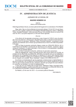 IV. ADMINISTRACI&Oacute;N DE JUSTICIA - Sede Electr&oacute;nica del Boletin