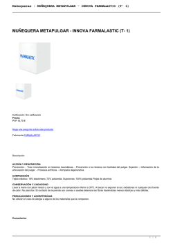 MU&Ntilde;EQUERA METAPULGAR - INNOVA FARMALASTIC (T