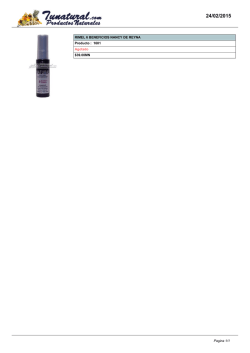 RIMEL 6 BENEFICIOS NANCY DE REYNA Producto : 1601 Agotado