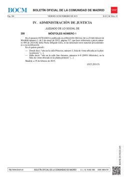 IV. ADMINISTRACI&Oacute;N DE JUSTICIA - Sede Electr&oacute;nica del Boletin