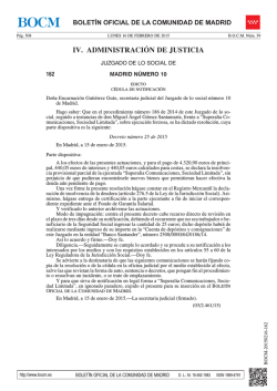 IV. ADMINISTRACI&Oacute;N DE JUSTICIA - Sede Electr&oacute;nica del Boletin