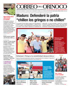 s - Correo del Orinoco