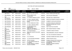 Concurso P&uacute;blico de Acceso a Cargos de Director y