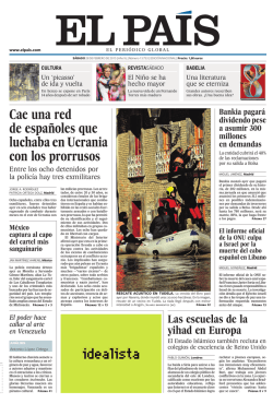 Cae una red de espa&ntilde;oles que luchaba en Ucrania con los prorrusos