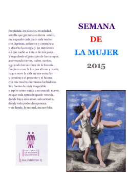SEMANA DE LA MUJER 2015