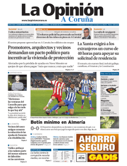 Promotores, arquitectos y vecinos demandan un pacto