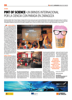 pint of science>un brindis internacional por la ciencia con parada en