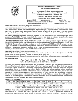 sesion clinicopatologica