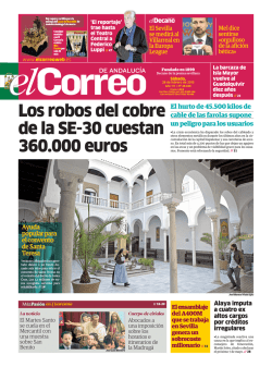 Los robos del cobre de la SE