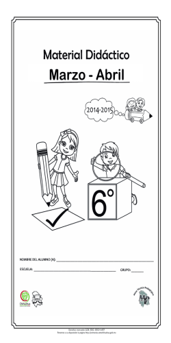 Sexto grado - SEECH. Direcci&oacute;n de Educaci&oacute;n Primaria.