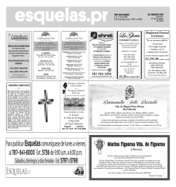 Descargar Obituarios - Especiales