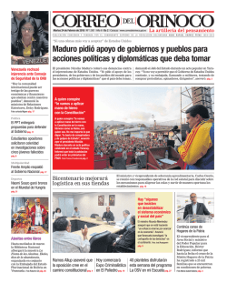 s - Correo del Orinoco