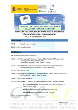 III Encuentro Nacional del D&iacute;a Mundial de las