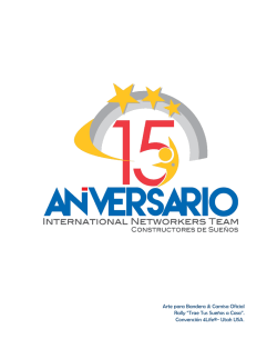 Arte para Bandera & Camisa Oficial Rally &ldquo;Trae Tus Sue&ntilde;os a Casa