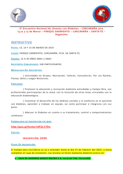 Ficha instructivo Encuentro j&oacute;venes 2015 - FAD
