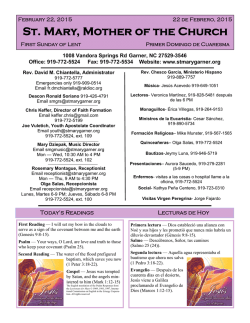 St. Mary, Mother of the Church