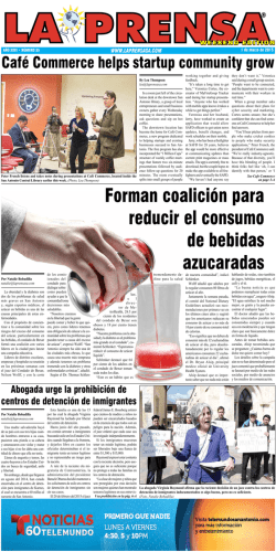 Forman coalici&oacute;n para reducir el consumo de bebidas azucaradas