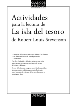 La isla del tesoro (actividades para la lectura)