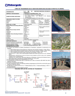 4.1.1 L.T. 500 kV Mantaro - Marcona - Socabaya