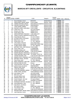 CLASIFICACION GENERAL NUEVA BTT