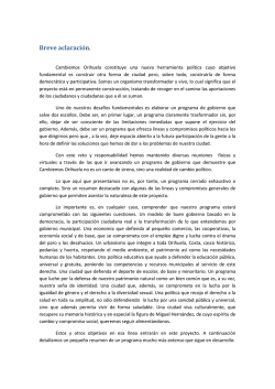 Programa Base - Cambiemos Orihuela