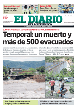 Desbord&oacute; el R&iacute;o Nuevo y caus&oacute; cortes de ruta