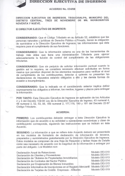 Reformado con el Acuerdo No. 034-99