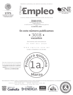 Peri&oacute;dico de Ofertas de Empleo