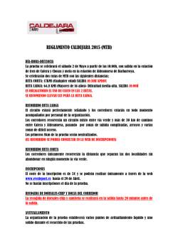 reglamento caldejara 2015 (mtb) - Castilla