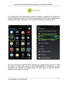 manual configuraci&oacute;n android - fhce