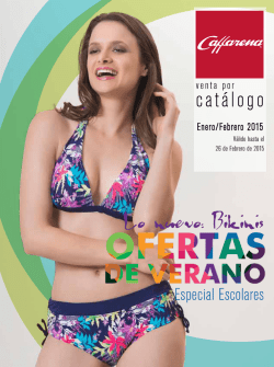 cat&aacute;logo - Venta por Cat&aacute;logo Caffarena