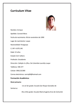 Curriculum Vitae