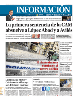 La primera sentencia de la CAM absuelve a L&oacute;pez Abad y a Avil&eacute;s