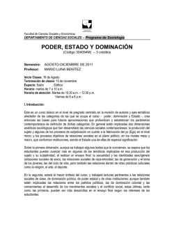 304094m - poder, estado y dominaci&oacute;n