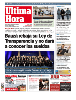 Bauz&aacute; rebaja su Ley de Transparencia y no dar&aacute; a