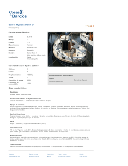 Barco: Myabca Delfin 31