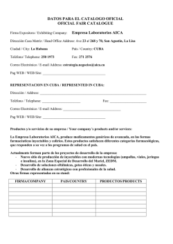 Empresa Laboratorios AICA