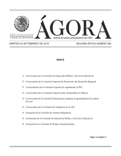 agora 1747.qxd - Grupo Parlamentario del PRD