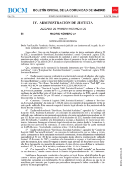 IV. ADMINISTRACI&Oacute;N DE JUSTICIA - Sede Electr&oacute;nica del Boletin