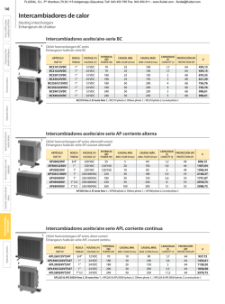 Intercambiadores de calor