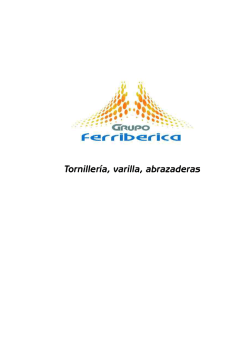Cat&aacute;logo2 (Torniller&iacute;a, varilla, abrazaderas)