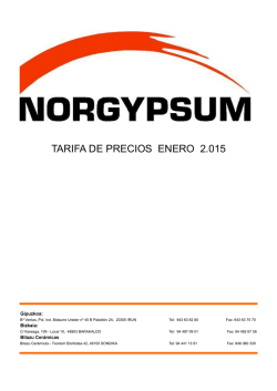 Tarifa [ PDF - 1,2 Mb ]