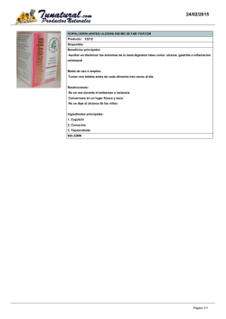 COPALCERIN (ANTES ULCIDIN) 850 MG 90 TAB YOATZIN