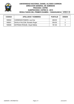 universidad nacional daniel alcides carrion direccion general de