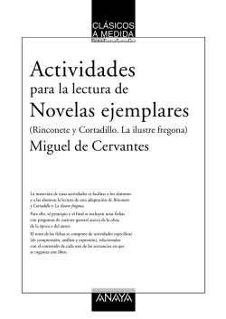 Novelas ejemplares - Anaya Infantil y Juvenil