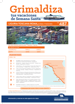 tus vacaciones de Semana Santa