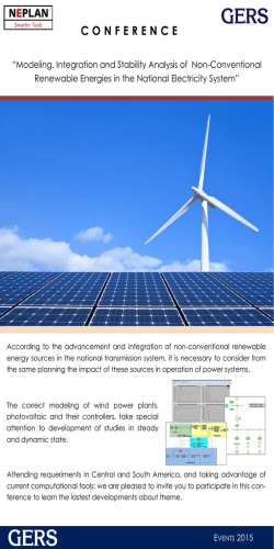 Conference: Modeling, Integration and Stability Analysis of