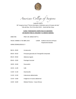 Curso-Taller - Colegio Americano de Cirujanos. Cap&iacute;tulo Chile